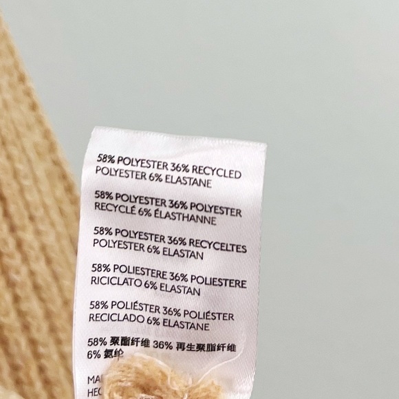 NWT Anthropologie Pilcro Ribbed Cowl Neck Pullover Sweater In Brown - Picture 11 of 11